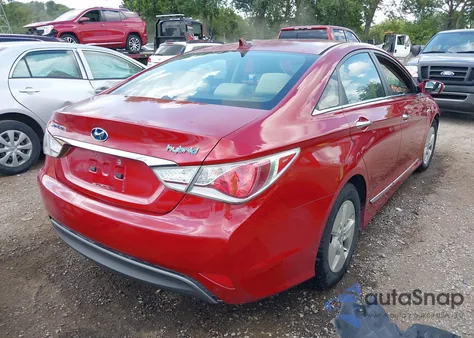 2011 Hyundai Sonata Hybrid z USA, uszkodzony, nr VIN KMHEC4A42BA011208